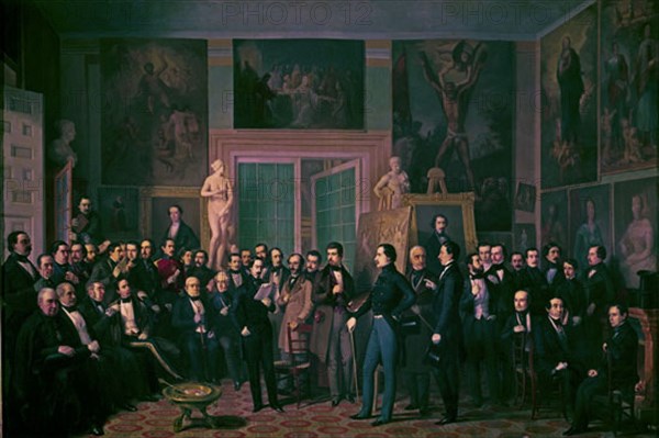 ESQUIVEL ANTONIO MARIA 1806/57
LOS POETAS CONTEMPORANEOS O REUNION DE POETAS-1,44X2,14-S