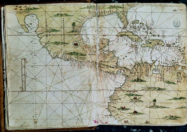 SANTA CRUZ ALONSO 1505/72
ISLARIO GENERAL - CENTRO AMERICA E ISLAS - S XVI
MADRID, BIBLIOTECA