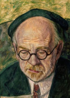 Echevarria, Portrait de Pio Baroja (détail)