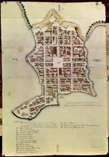Plan de la ville de Panama (1673)