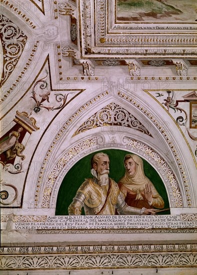 ARBASIA CESAR 1547/1607
FRESCOS BOVEDA-ALVARO DE BAZAN-(1526/1588)MARQUES VISO Y SANTA CRUZ
VISO