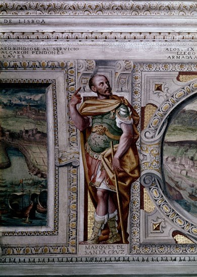 ARBASIA CESAR 1547/1607
FRESCOS BOVEDA - ALVARO DE BAZAN MARQUES DE SANTA CRUZ
VISO DEL MARQUES,