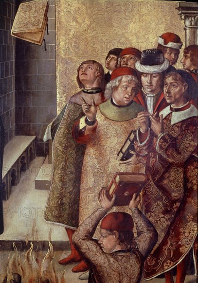 Berruguete, St. Dominic of Guzman and the Albigensian - Detail