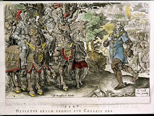 HEEMSKERCK 1498/1574
VICT CARLOS V-DQ SAJONIA DERROTADO Y PRESO TRAS MUHLBERG-1547
MADRID,