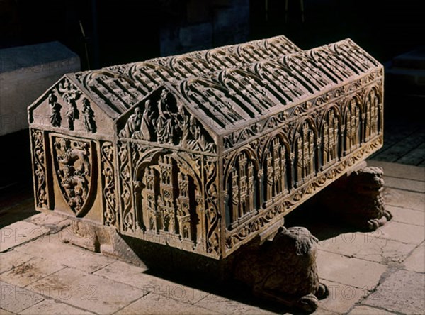 SEPULCRO DE ALFONSO VIII Y DOÑA LEONOR DE PLANTAGENET - S XIII
BURGOS, MONASTERIO DE LAS