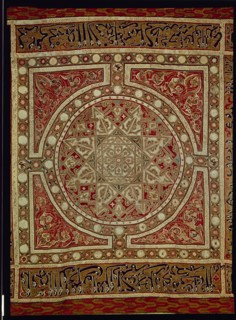 Tapestry made of silver threads