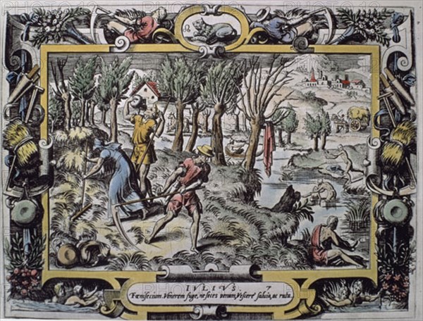 CALENDARIO - EL MES DE JULIO - S XVI
SAN LORENZO DEL ESCORIAL,