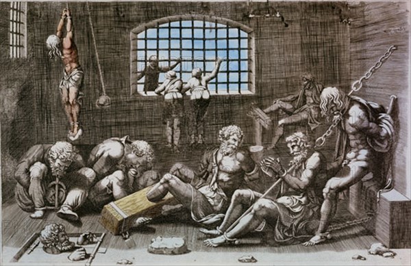 LIBRO 21-1-13 F128 - PRISION CON HOMBRES TORTURADOS
SAN LORENZO DEL ESCORIAL,