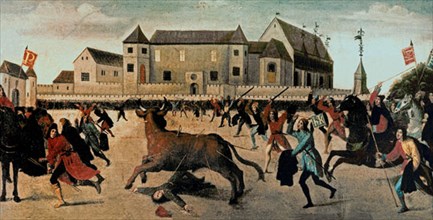 CORRIDA DE TOROS CELEBRADA EN BENAVENTE EN HONOR DE FELIPE HERMOSO
BRUSELAS, B REAL ALBERTO