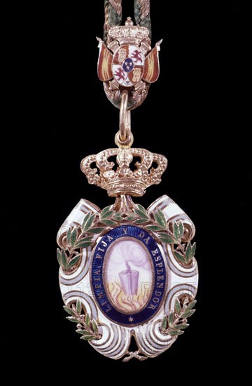 ANVERSO DE LA MEDALLA CON EL EMBLEMA
MADRID, ACADEMIA DE LA LENGUA
MADRID

This image is not