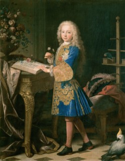 Ranc, Charles III enfant étudiant la botanique