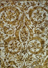 AZULEJO FORTUNY-DET DECORACION VEGETAL CON ESCUDO-S XV-CONJ Nº 404
MADRID, INSTITUTO VALENCIA DE