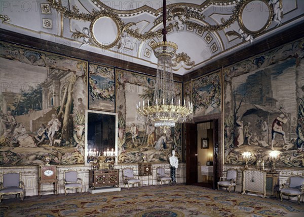 CAMARA DE LA REINA MARIA CRISTINA
MADRID, PALACIO REAL-INTERIOR
MADRID
