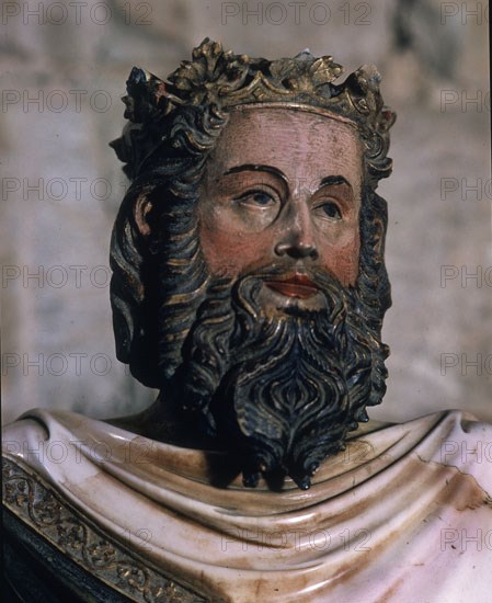 CASCALLS JAUME
I-ESTATUA DE SAN CARLOMAGNO PROBABLE PEDRO IV DE