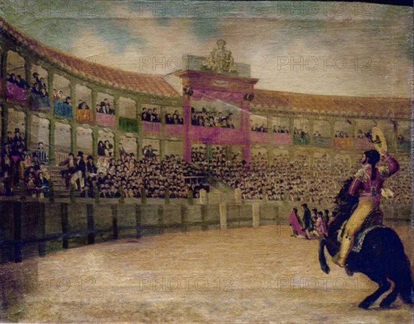CORRIDA DE TOROS EN ARANJUEZ POR LA BODA DE FERNANDO VII Y MARIA CRISTINA
MADRID, MUSEO