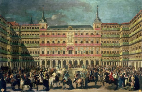 Quiros, Carlos III entering Madrid