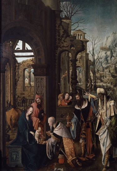 BEER JAN DE
ADORACION DE LOS MAGOS
GANTE, MUSEO BELLAS ARTES
BELGICA

This image is not