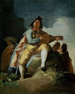 Goya, Gentleman playing the quitar
