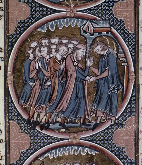 AUVERGNE G 1228/1249
BIBLIA DE S LUIS DE FRANCIA-TOMO I -PAG 26- REENCUENTRO DE JOSE CON JACOB Y
