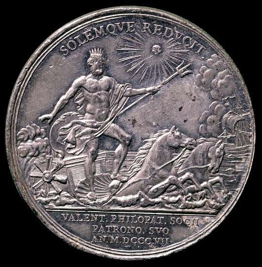 MEDALLA - NEPTUNO - ALEGORIA
MADRID, COLECCION MARQUES DE LOZOYA
MADRID