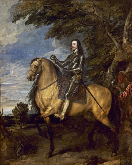 DYCK ANTON VAN 1599/1641
CARLOS I EN HORSEBACK-REY DE INGLATERRA
LONDRES, NATIONAL