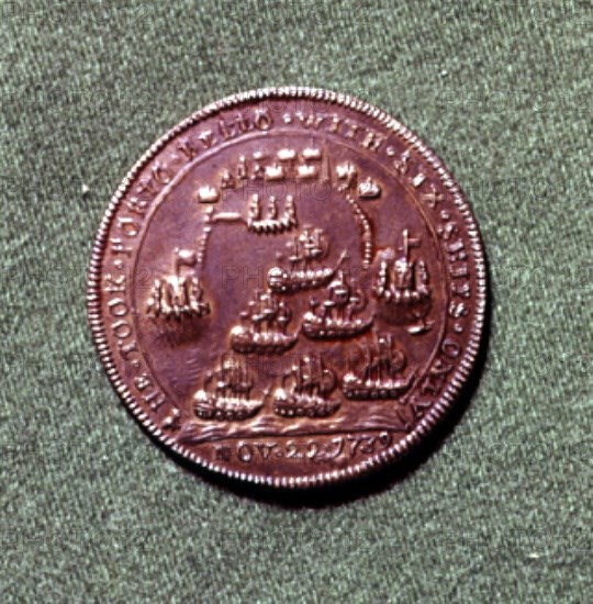 MEDALLA - BATALLA DEL MORRO DE LA HABANA ENTRADA AL PUERTO -22-11-1739
MADRID, COLECCION MARQUES