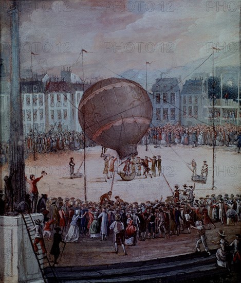 LAS PRIMERAS ASCENSIONES EN GLOBO
Madrid, Lazaro Galdiano museum