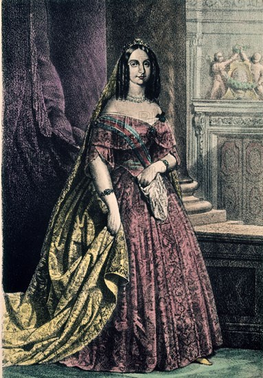 LA EMPERATRIZ DEL BRASIL TERESA MARIA
MADRID, MUSEO ROMANTICO
MADRID