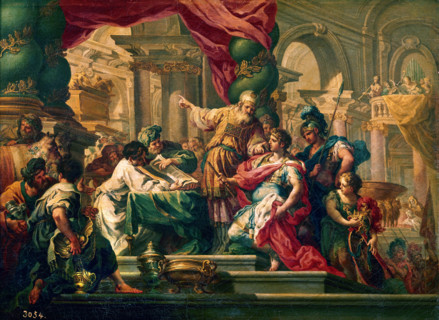 Conca, Alexander the Great in Jerusalem Temple