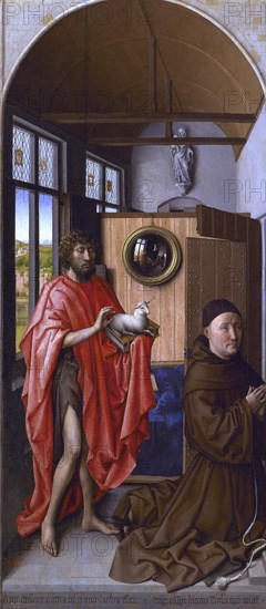 FLEMALLE MAESTRO DE 1378/1444
S JUAN BAUTISTA Y MAESTRO ENRIQUE DE WERT-AUTOR CONOCIDO TAMBIEN