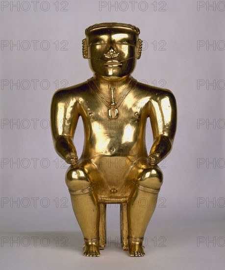 TESORO DE LOS QUIMBAYAS - CACIQUE DE ORO - COLOMBIA - 200-1000 DC
MADRID, MUSEO DE AMERICA
MADRID