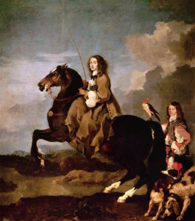 Bourdon, Christine de Suède à cheval