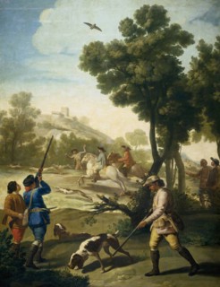 Goya, Partie de chasse