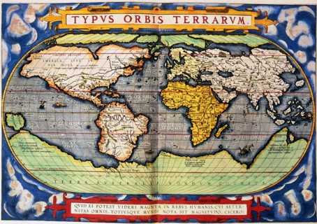 Ortelius, Carte du monde