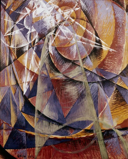 BALLA GIACOMO 1871/1958
MERCURIO PASA ANTE EL SOL-1914
MADRID, EXPOSICION FUTURISMO
MADRID