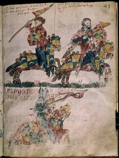 LIBRO DE LOS CABALLEROS DE LA ORDEN DE SANTIAGO - 1361 - FOLIO 47 - PEREZ PANYAGUA - MARTINEZ
