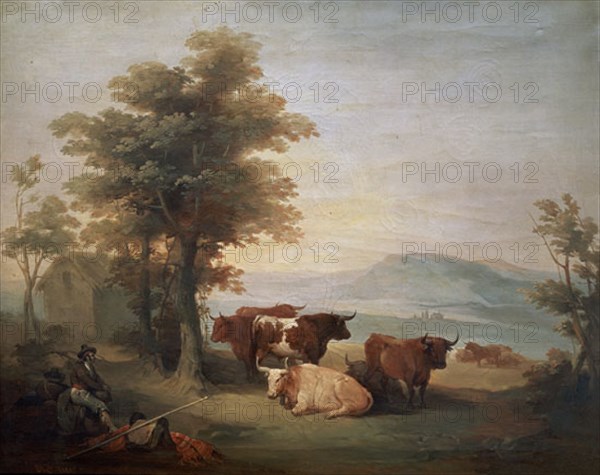 ELBO JOSE 1804/44
VAQUERO CON GANADO
MADRID, MUSEO ROMANTICO
MADRID