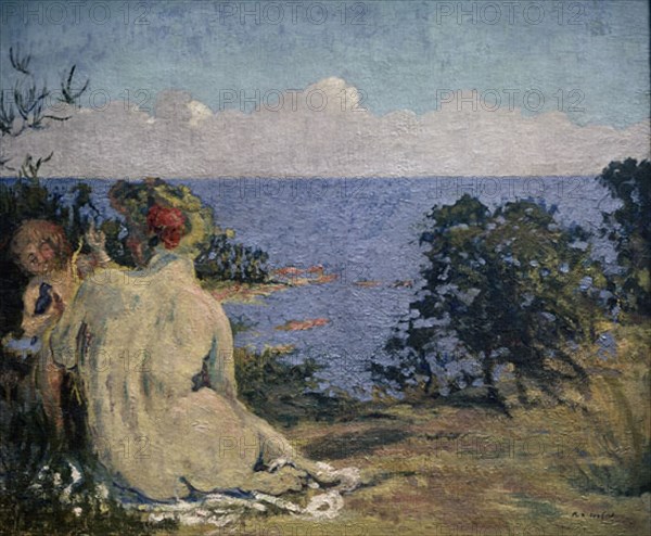 ROUSSEL
VENUS Y AMOR A LA ORILLA DEL MAR 1910
PARIS, MUSEO DE ARTE MODERNO
FRANCIA

This image