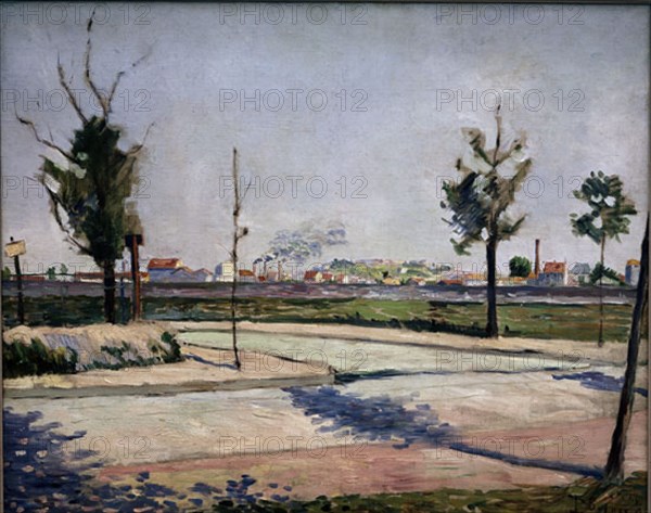 SIGNAC PAUL 1863/1935
SUBURBIO DE PARIS 1883 - O/L 72,9x91,6 CM
PARIS, MUSEO DE