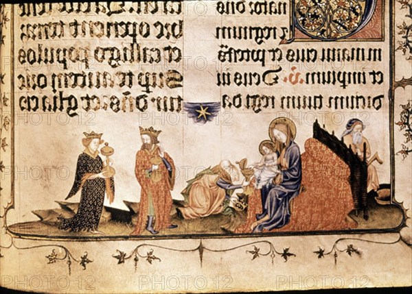 CODICE DE SAN CUGAT-MISAL-DET EPIFANIA Y ADORACION DE LOS REYES MAGOS
BARCELONA, ARCHIVO CORONA