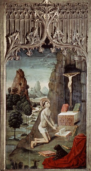MAESTRO DE LA SEO DE URGEL
SAN JERONIMO PENITENTE
BARCELONA, MUSEO DE ARTE