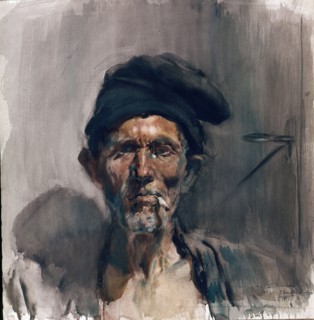 Sorolla, Le vieil homme à la cigarette