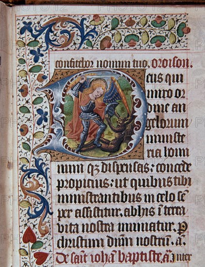 RES 189-FOL 53- LUCHA DEL ARCANGEL SAN MIGUEL CONTRA EL DEMONIO-BIEN Y MAL
MADRID, BIBLIOTECA