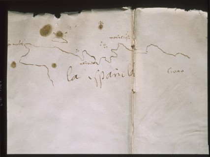 Colomb, Carte du nord-ouest de l'Espagne