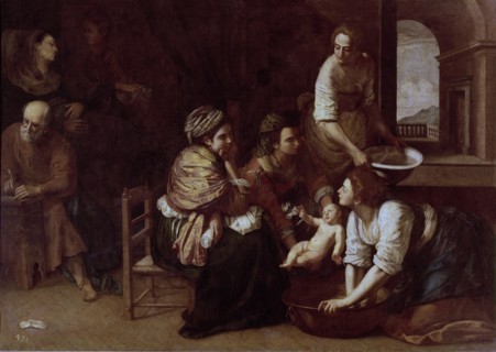 Gentileschi, Birth of Saint John the Baptist
