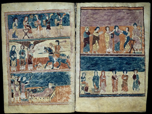 BEATO DE LIEBANA
COMENT APOCALIPS-IZQ:EPIF Y NIÑO PERSEGUIDO POR HERODES-SX-
GERONA,