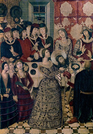 GARCIA DE BENABARRE PEDRO
FESTIN DE HERODES O SALOME CON CABEZA DE BAUTISTA -S XV-
BARCELONA,