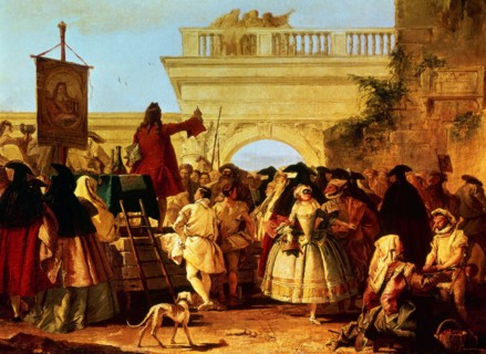 Tiepolo, Vendeur ambulant dans un carnaval
