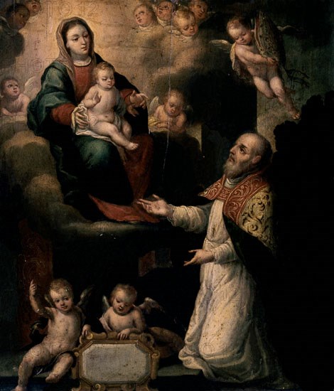 VAZQUEZ CEBALLO
NUESTRA SENORA Y SAN LIGORIO
BOGOTA, MUSEO SANTA CLARA
COLOMBIA

This image is