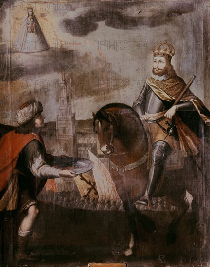 VAZQUEZ CEBALLO
S FERNANDO RECIBE LLAVES SEVILLA
BOGOTA, MUSEO DE ARTE COLONIAL
COLOMBIA

This